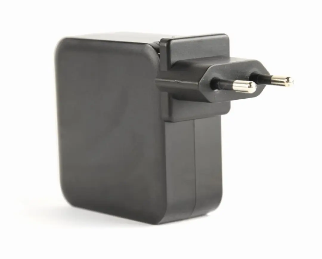 Gembird USB/USB-C Notebookadapter 60W PD - Zwart