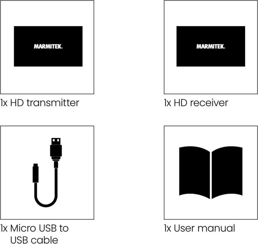 Marmitek MegaView 63 HDMI Extender - Full HD 1080p - 40m - PoC