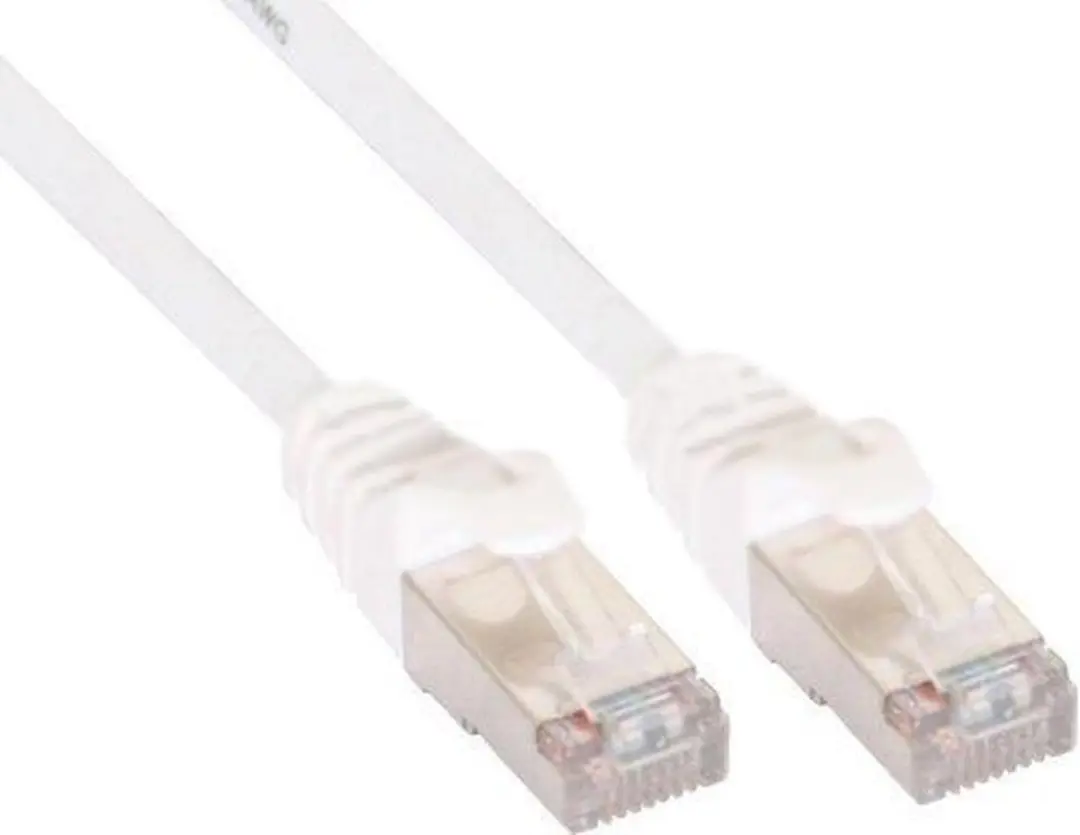 InLine Patchkabel SF/UTP Cat.5e Wit 2m