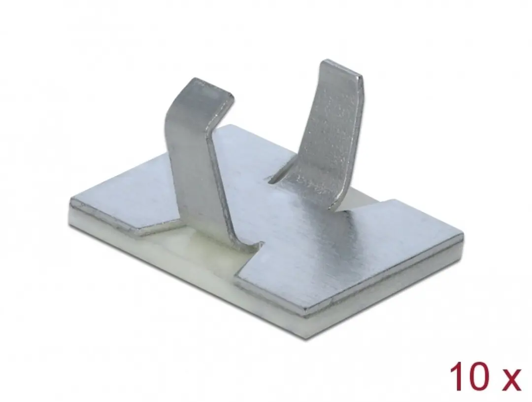 Delock Kabelklemmen Zilver