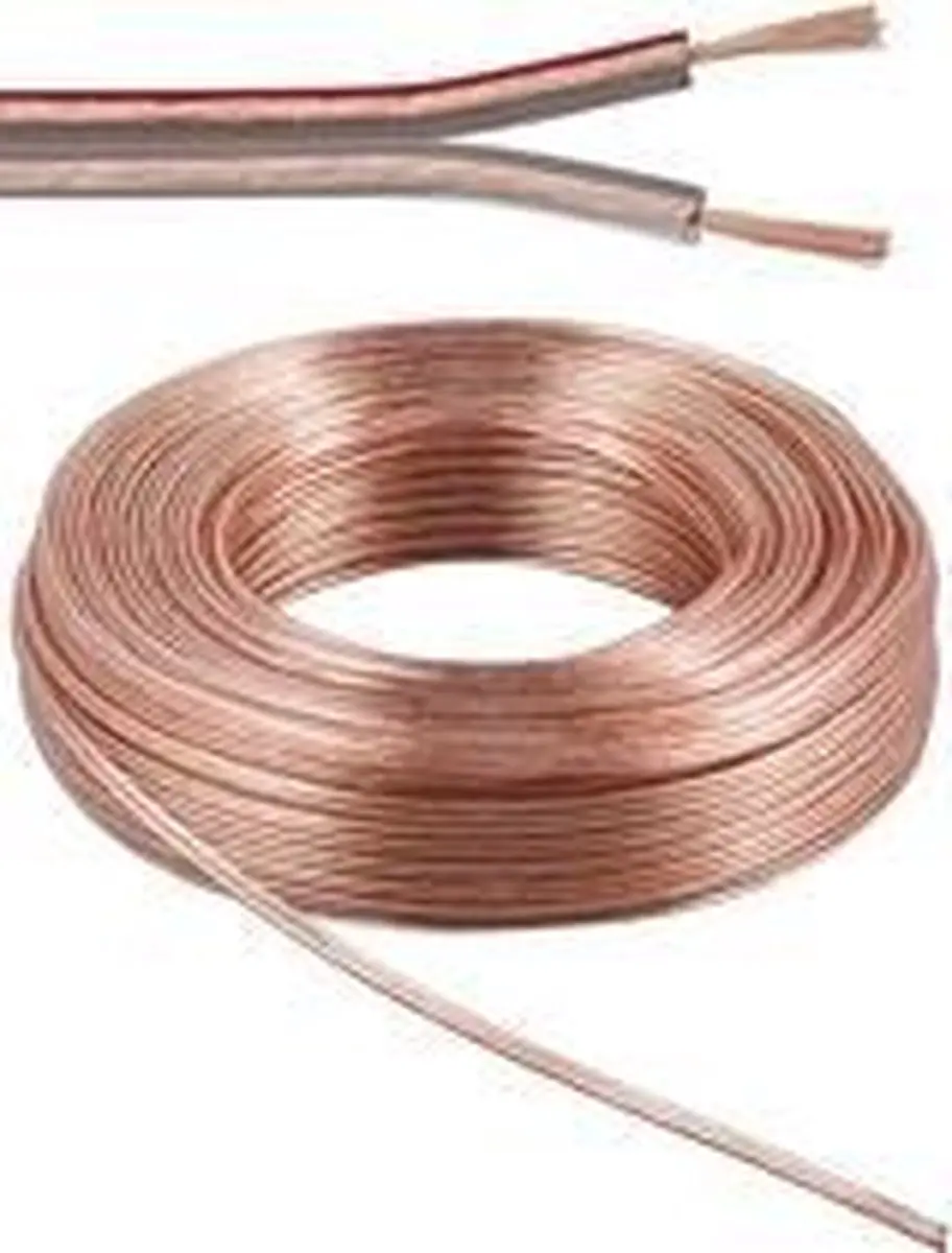 Goobay Luidsprekerkabel 2x2,50mm² - 10m - Transparant