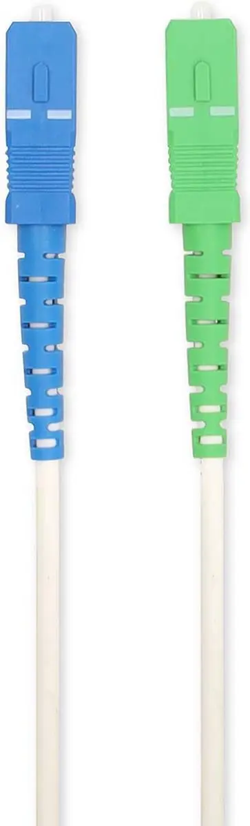 Nedis Glasvezel Patchkabel CCGB89610WT60 - SMF SC/APC naar SC/UPC 100Gbps 6m Wit