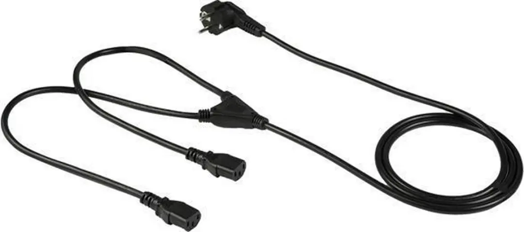 Startech V934400 Voedingskabel - Zwart