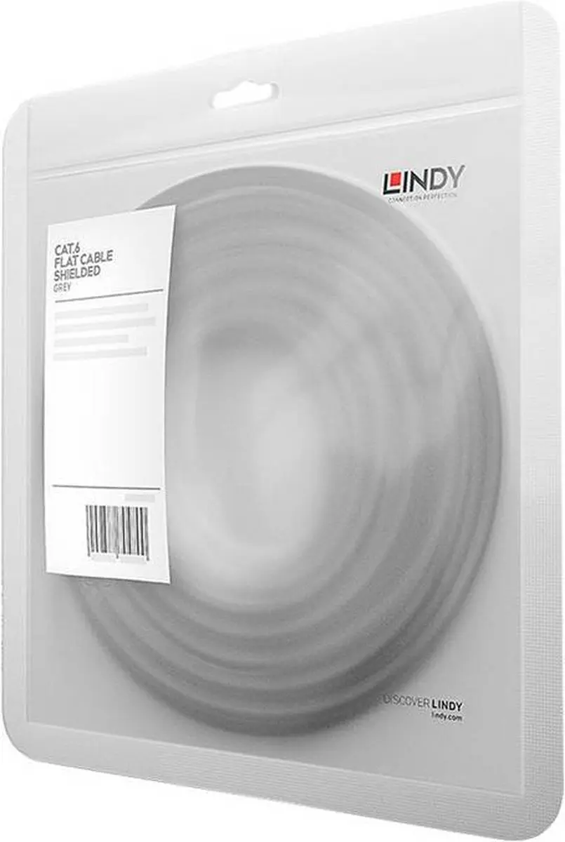 Lindy 47552 RJ45 Netwerkkabel CAT 6 U/FTP 2m - Grijs