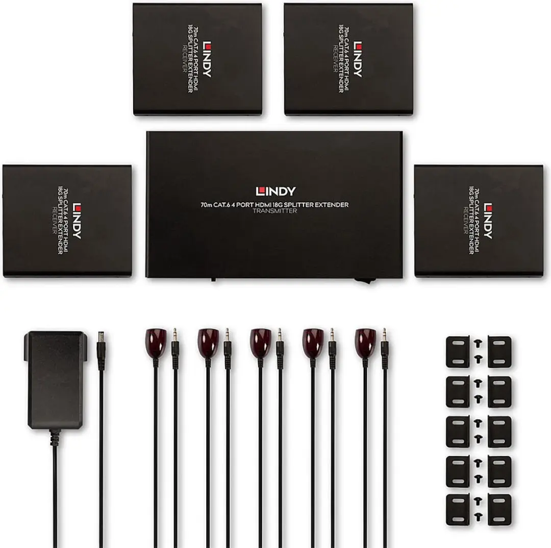 Lindy 38262 AV Extender - Zwart