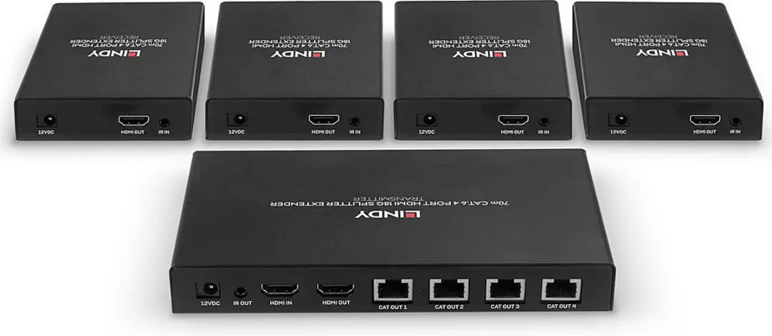 Lindy 38262 AV Extender - Zwart
