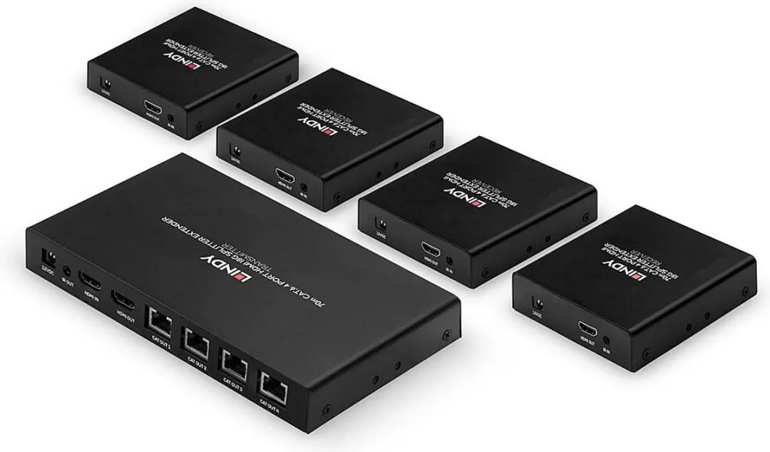 Lindy 38262 AV Extender - Zwart