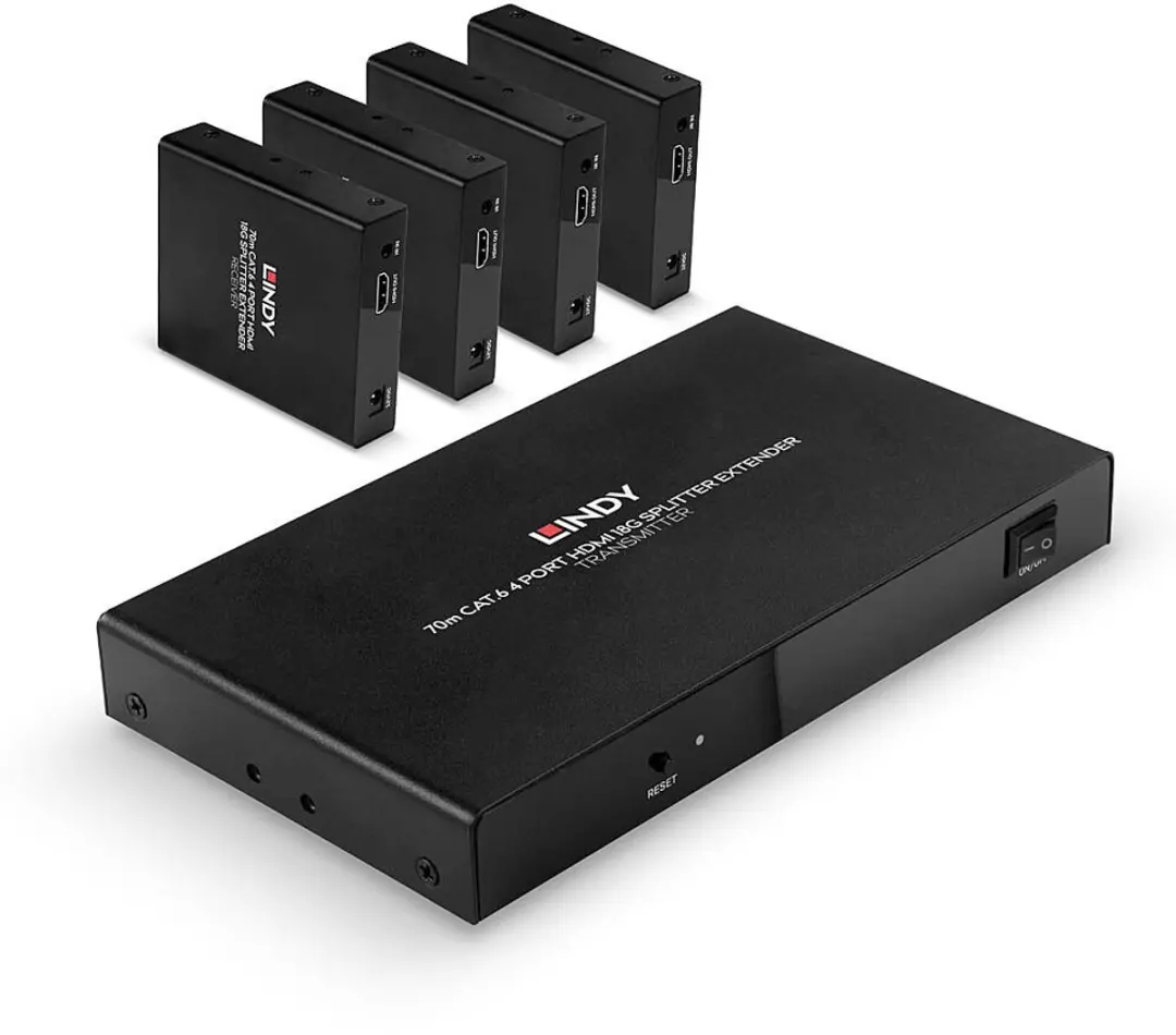 Lindy 38262 AV Extender - Zwart