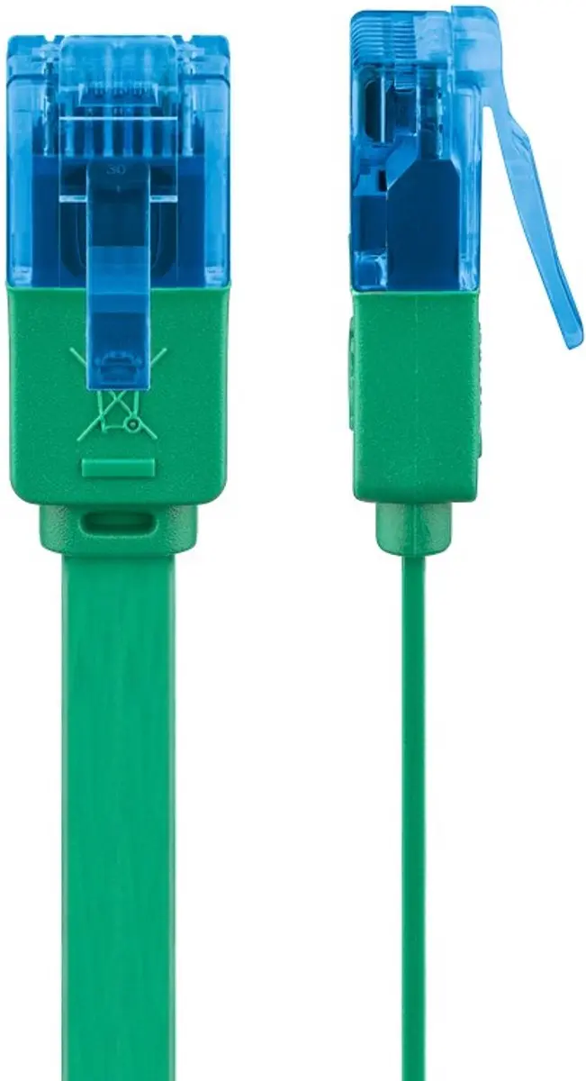Goobay CAT6A Netwerkkabel RJ45 Groen 2m - 10 Stuks