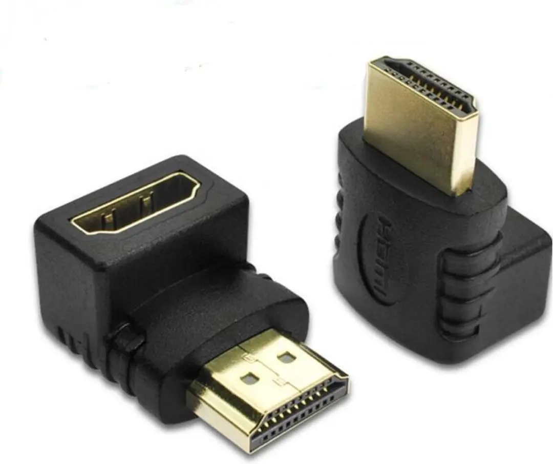 NÖRDIC HDMI-N5011 HDMI Haakse Adapter - 4K - Zwart