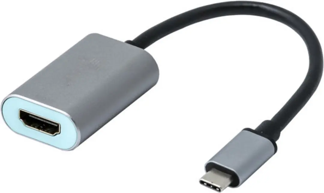 I-tec C31METALHDMI60HZ USB-C naar HDMI Adapter - Grijs
