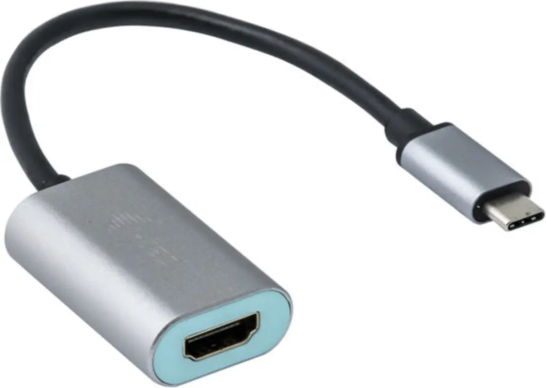 I-tec C31METALHDMI60HZ USB-C naar HDMI Adapter - Grijs