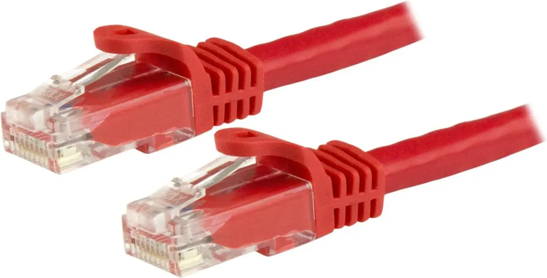 Startech N6PATC1MRD Cat 5 UTP-kabel RJ45 1m - Rood