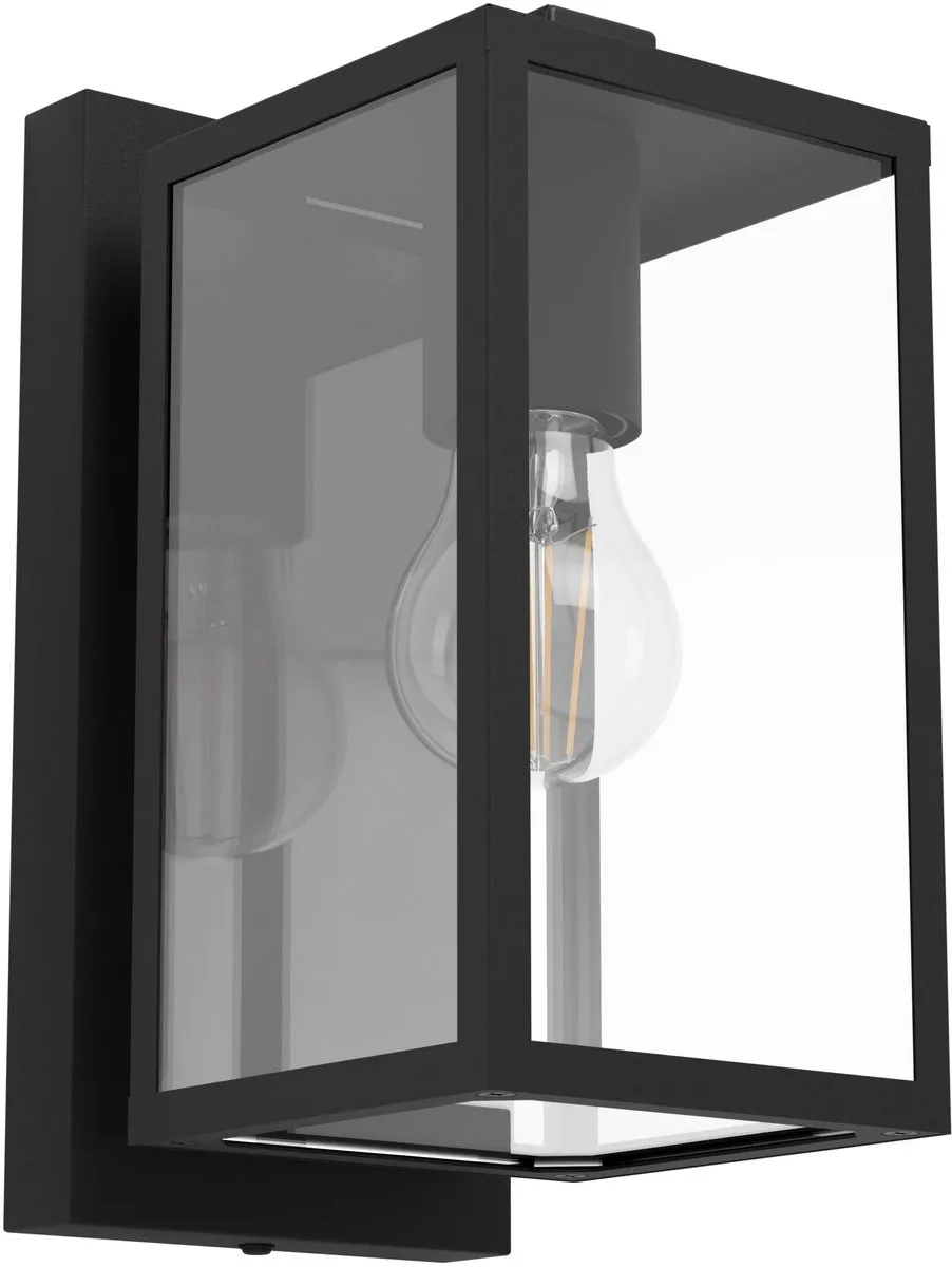 Eglo Budrone Wandlamp Buiten E27 - 27cm - Zwart
