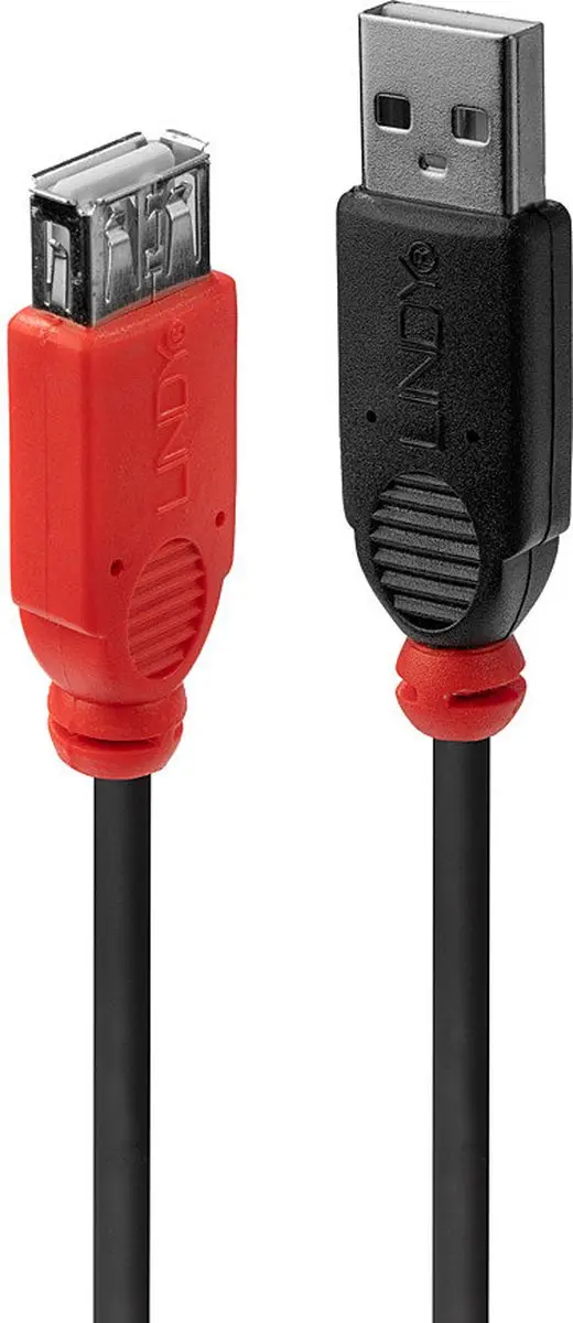 Lindy 42817 USB Kabel - 5m - Zwart