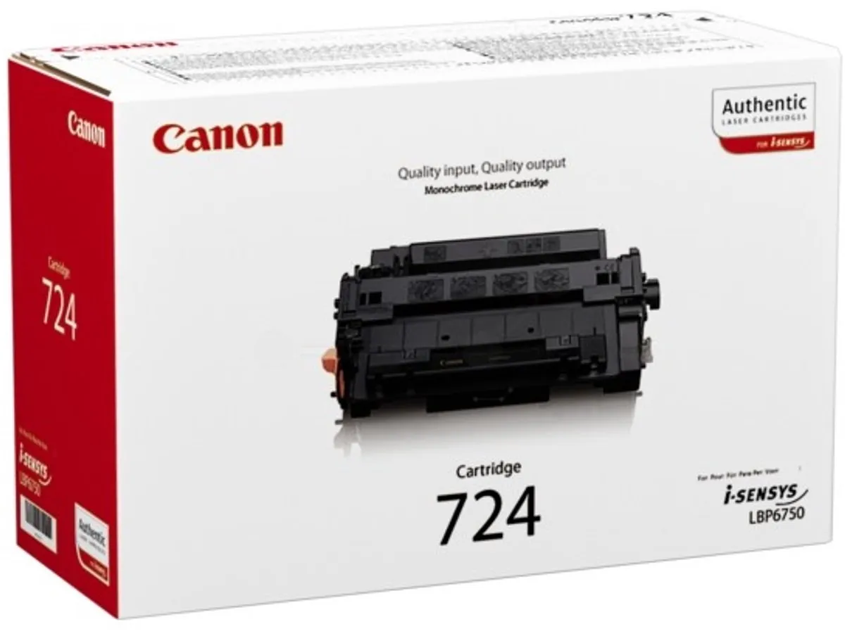 Canon CRG-724 Tonercartridge Zwart - 6000 pagina's