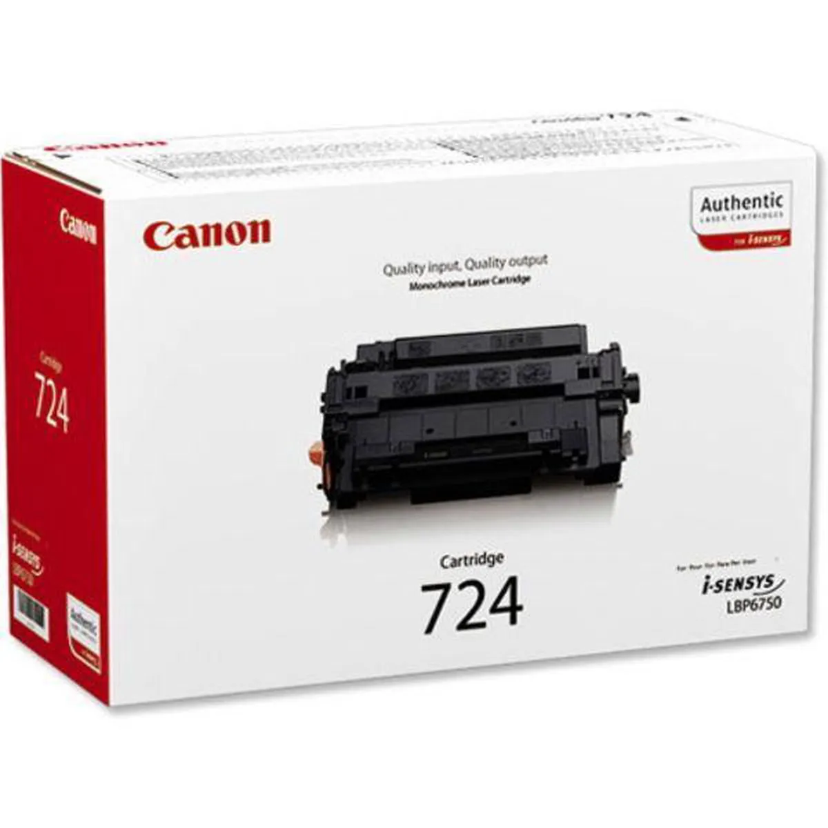 Canon CRG-724 Tonercartridge Zwart - 6000 pagina's