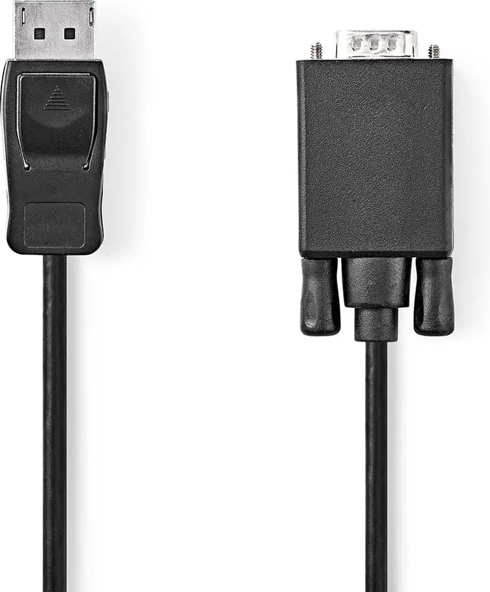 Nedis VGA-Kabel CCGB37301BK20 - 2m - DisplayPort naar VGA - Zwart