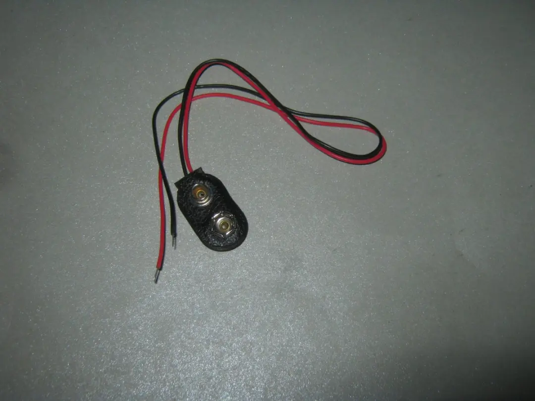 Goobay 9V Batterijhouder - Kabel met open einde