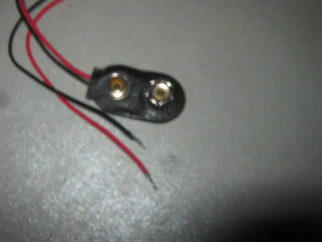 Goobay 9V Batterijhouder - Kabel met open einde
