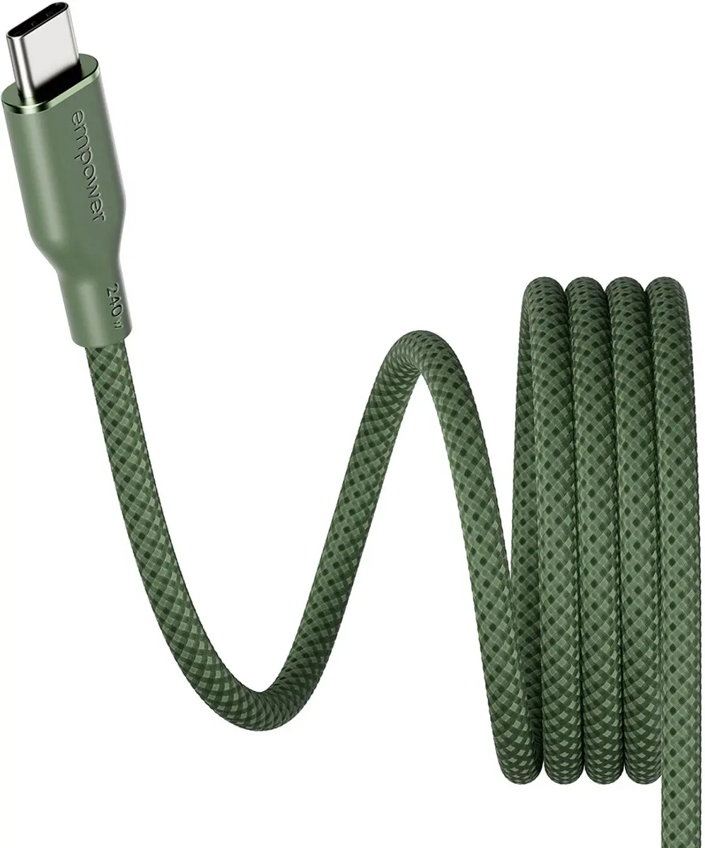 PanzerGlass empower Magnetic 240W USB-C Kabel 1.5M - Groen