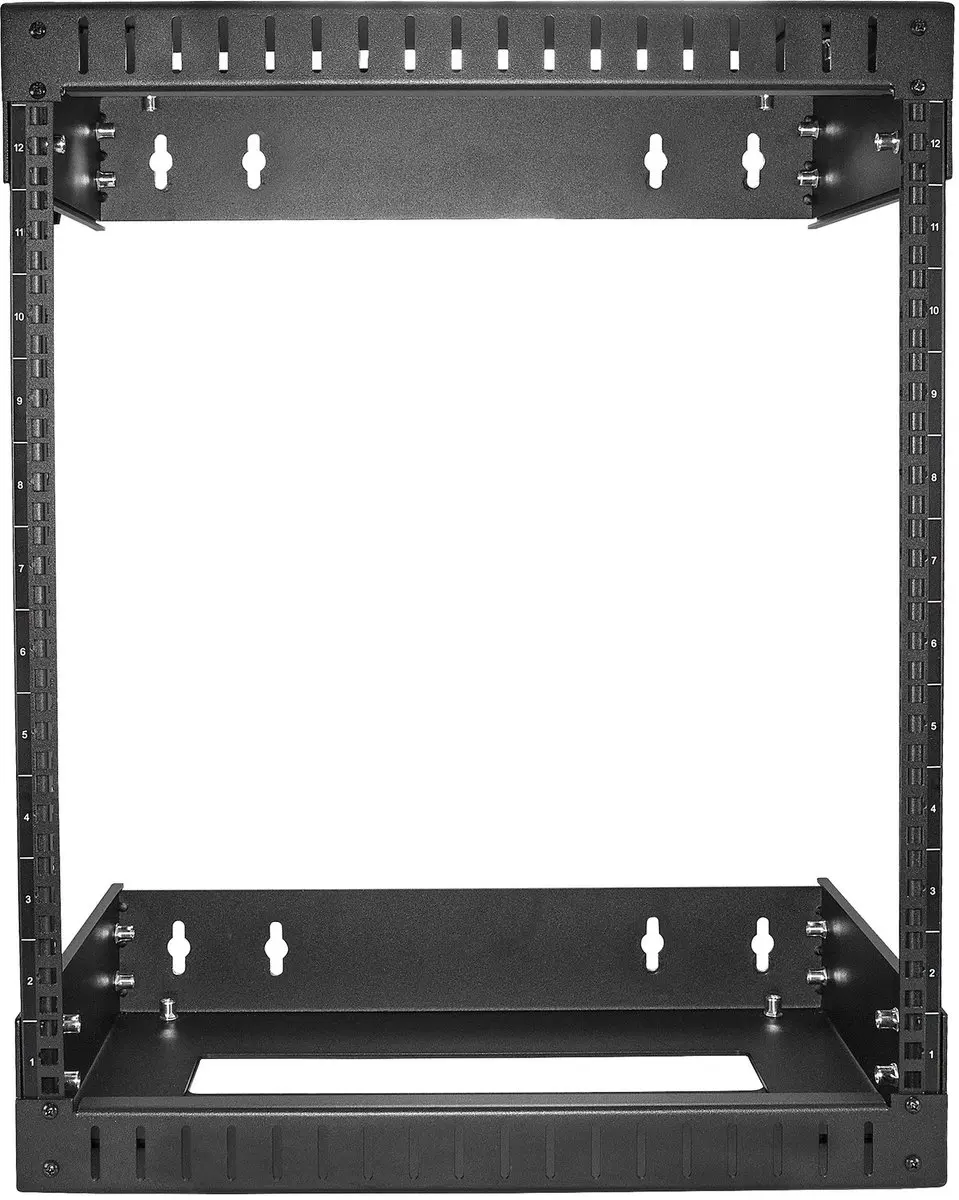 Startech 12U Wandmontabel Server Rack RK12WALLOA - Zwart