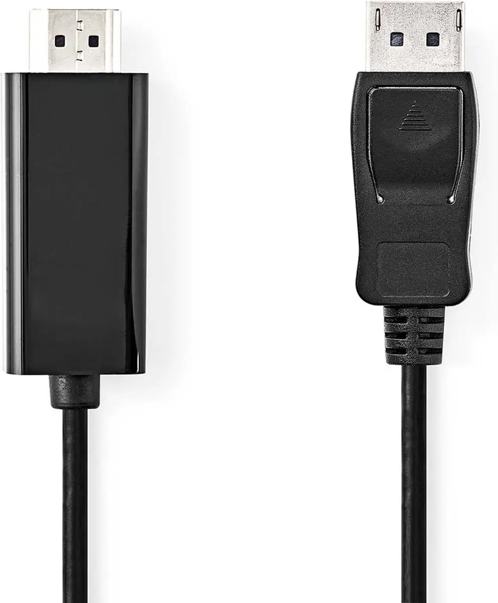 Nedis DisplayPort-HDMI Kabel CCGP37100BK10 - 1m - Zwart