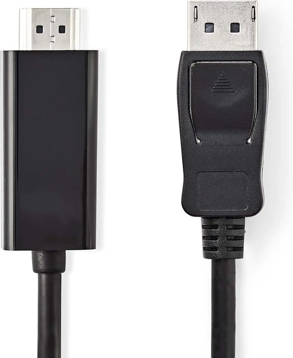 Nedis DisplayPort-HDMI Kabel CCGP37100BK10 - 1m - Zwart