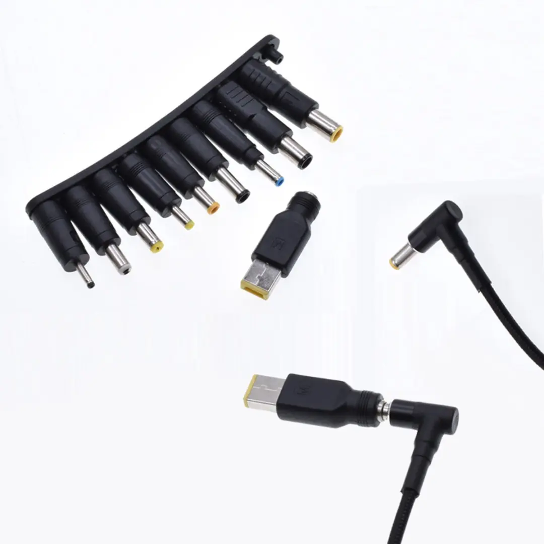 NÖRDIC USBC-DC100 USB-C naar DC Kabel 100W - 1,8m - Zwart