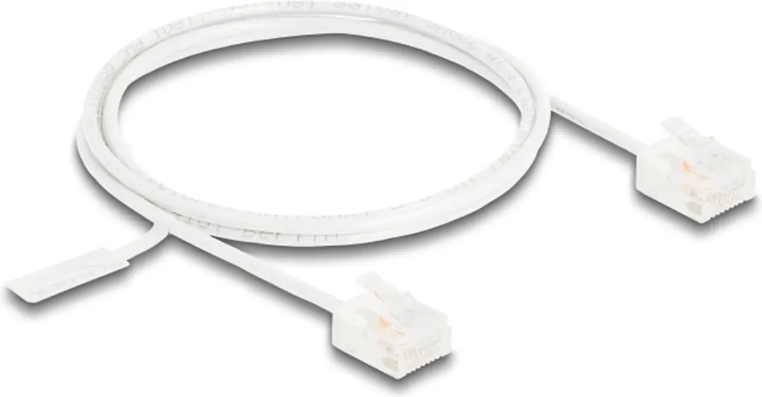 Delock RJ45 Cat.6 UTP Kabel 1m Wit