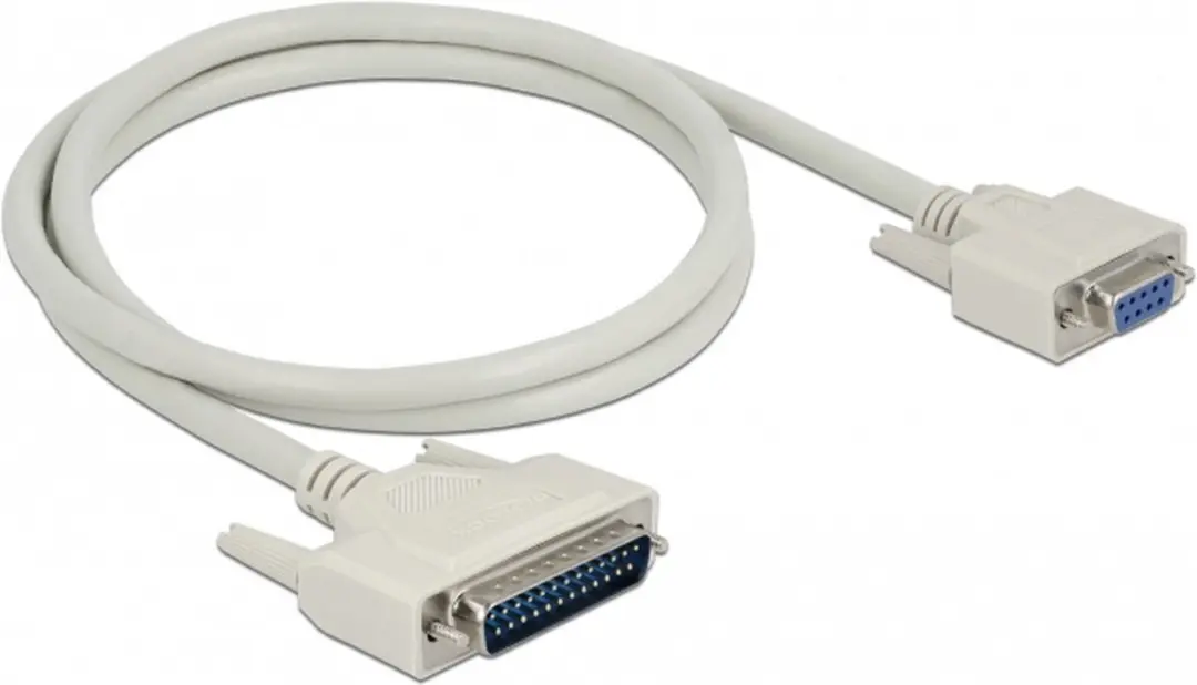 Delock Serial Kabel D-Sub 25M naar 9V - 1m