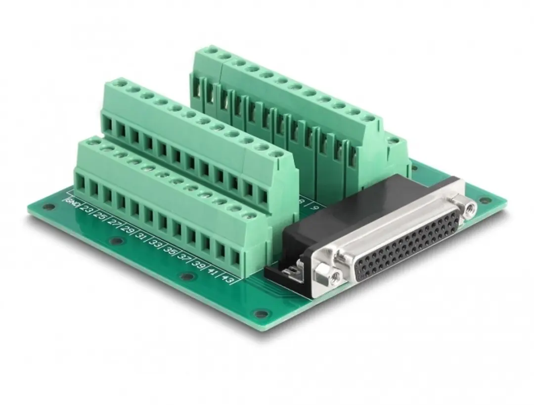 Delock D-Sub HD 44 Pin Vrouwelijk naar Terminal Block