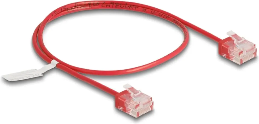 Delock RJ45 Cat.6 UTP Kabel 0,5m - Rood