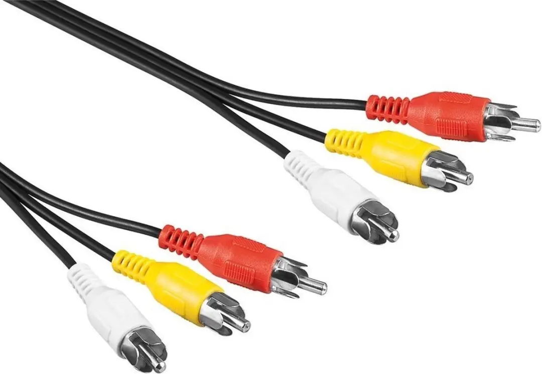 Goobay Tulp Composiet Audio Video Kabel 3m