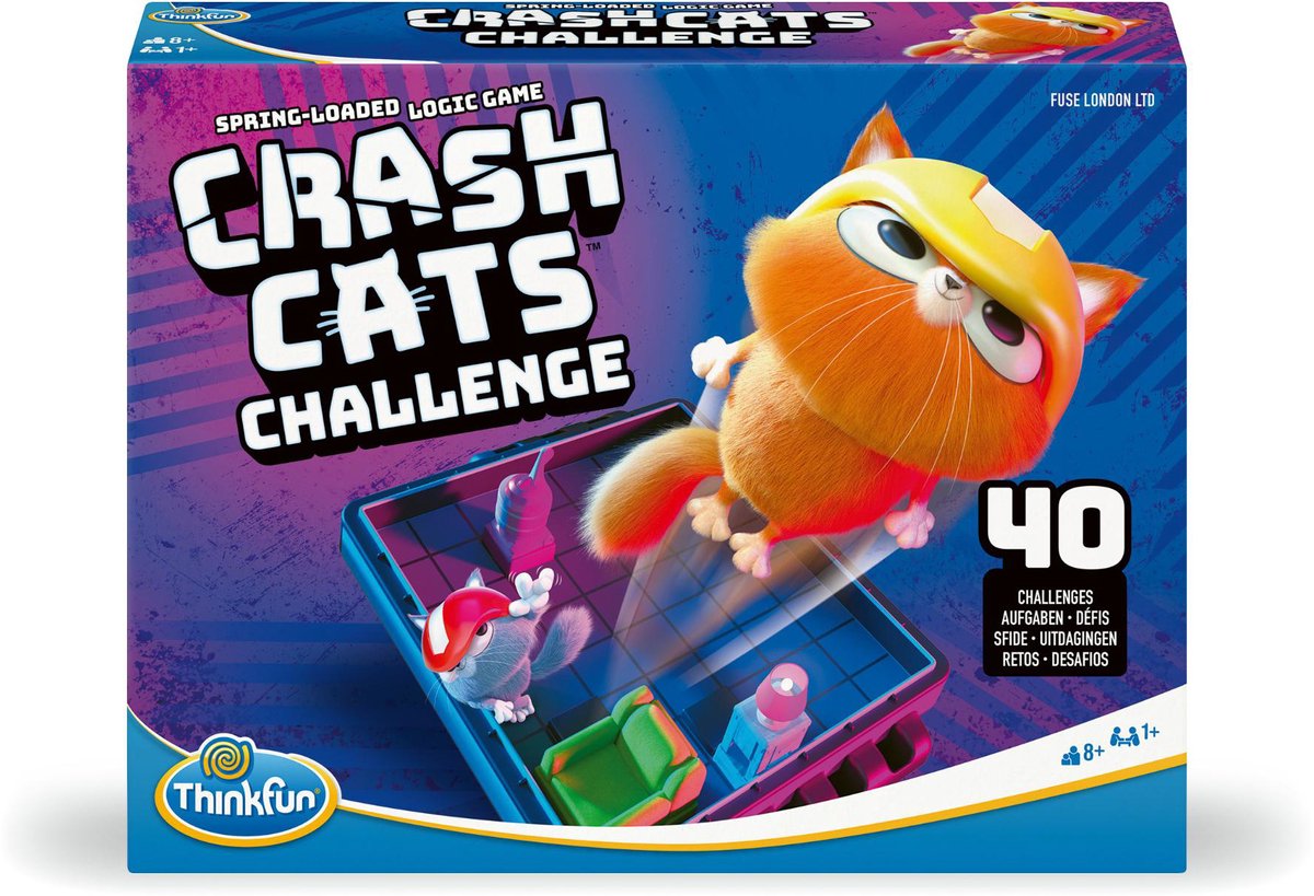 Ravensburger ThinkFun Crash Cats Challenge - Actiespel