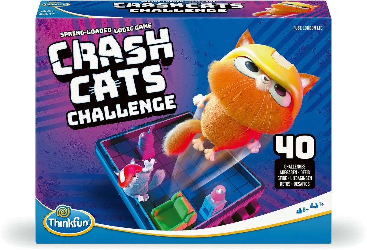 Ravensburger ThinkFun Crash Cats Challenge 76650 Actiespel - 1-4 Spelers