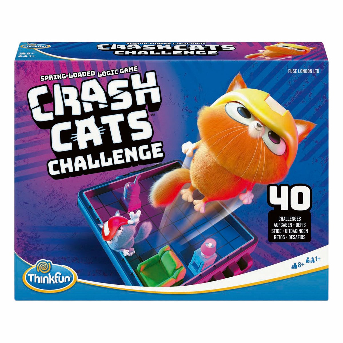 Ravensburger ThinkFun Crash Cats Challenge - Actiespel