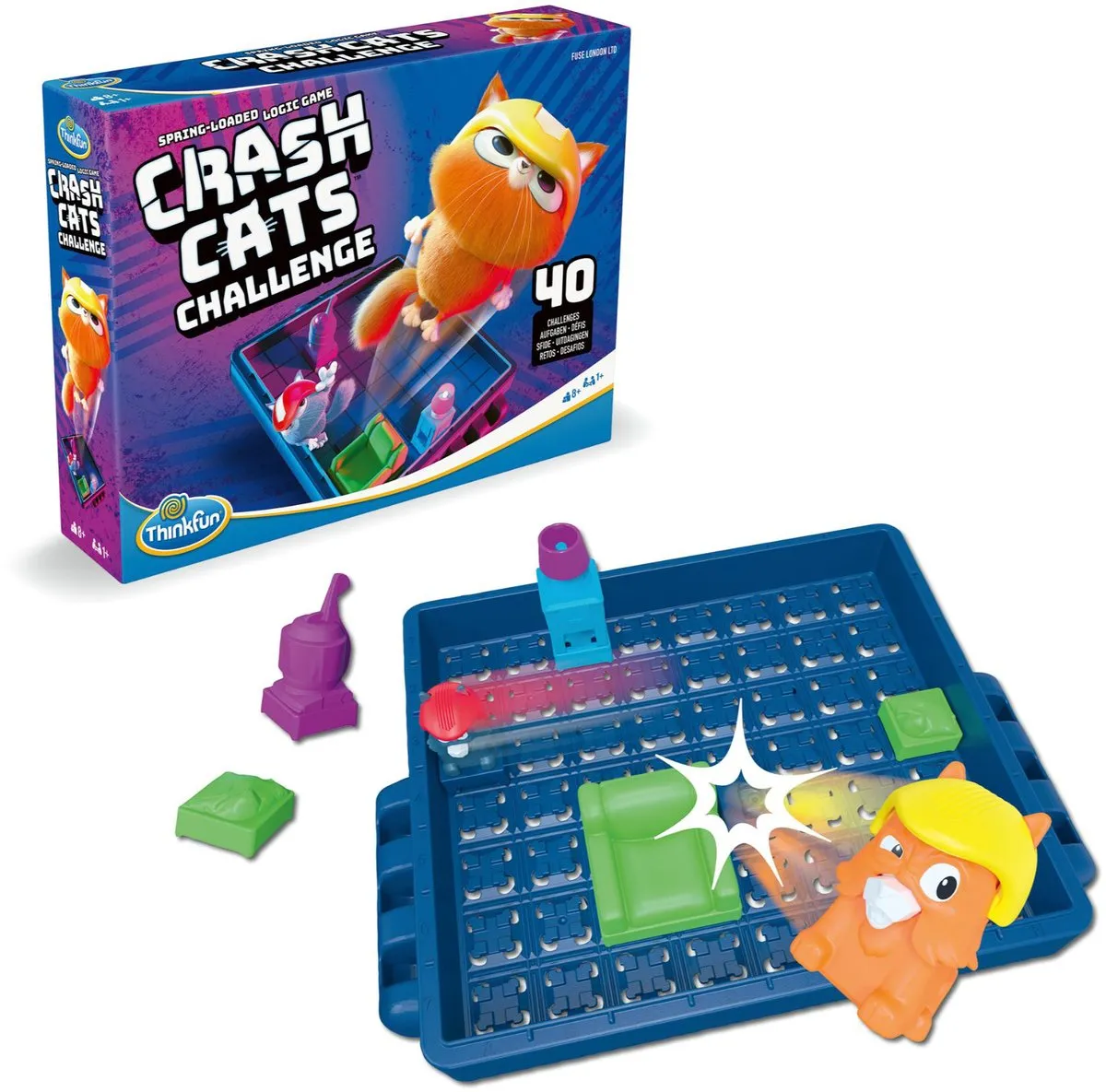 Ravensburger ThinkFun Crash Cats Challenge 76650 Actiespel - 1-4 Spelers