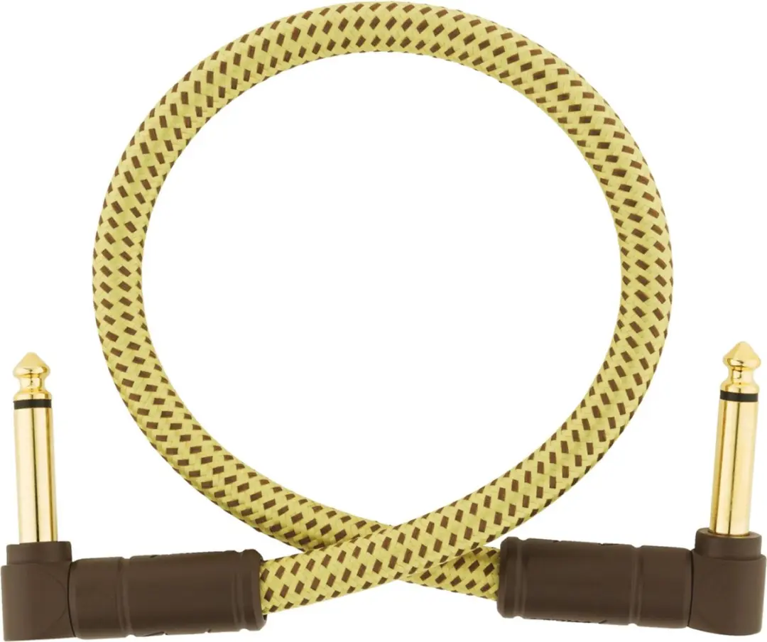 Fender Deluxe Series Instrument Cable 300mm Stereo - Tweed