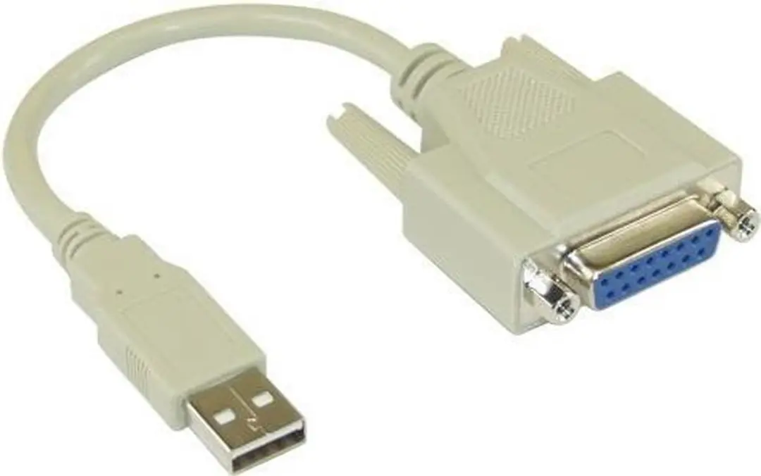 InLine USB naar GamePort Adapter 0,20m - Beige