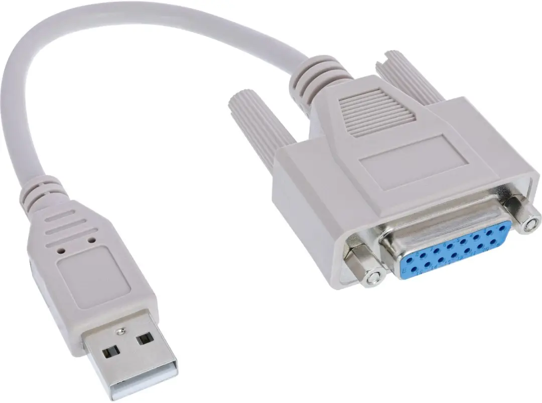 InLine USB naar GamePort Adapter 0,20m - Beige