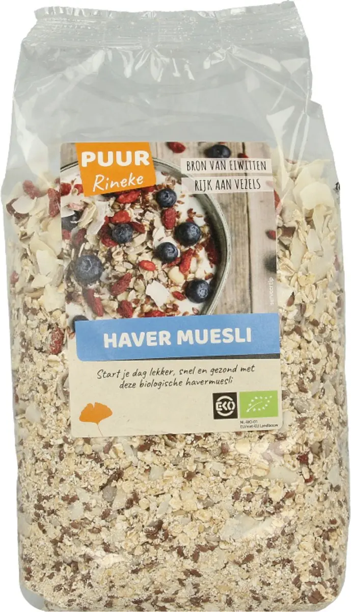 Puur Rineke Haver Muesli 750g