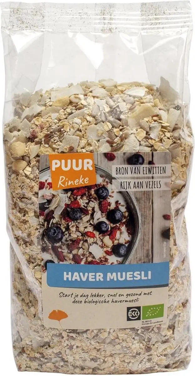 Puur Rineke Haver Muesli 750g