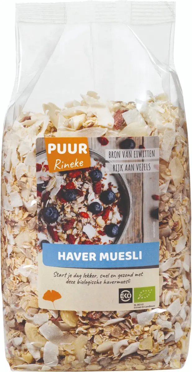 Puur Rineke Haver Muesli 750g