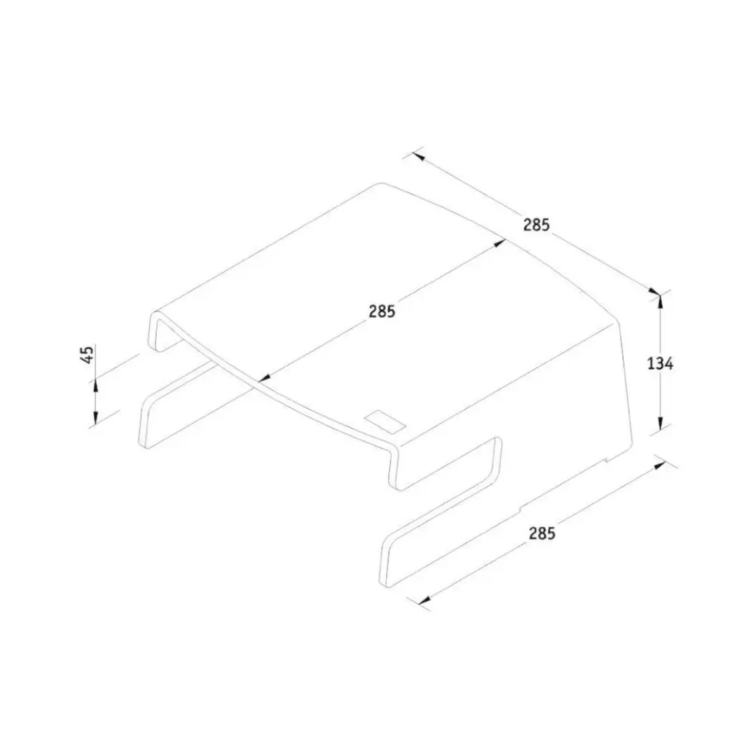 Neomounts NSMONITOR50 Monitorverhoger - Transparant