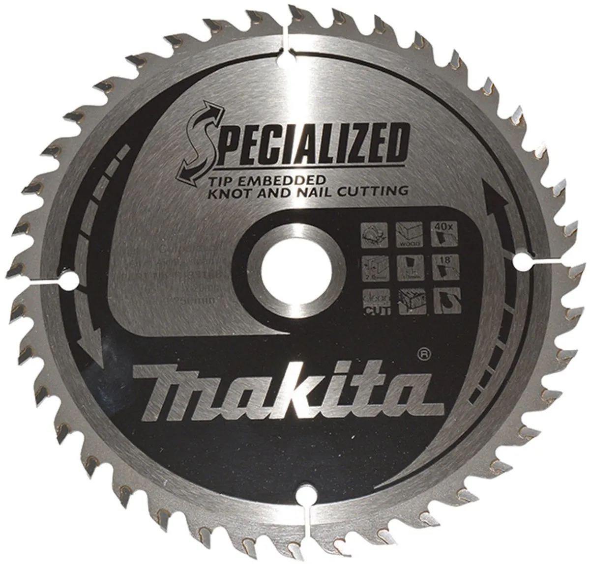 Makita Cirkelzaagblad B-33168 Hout 165mm 40T
