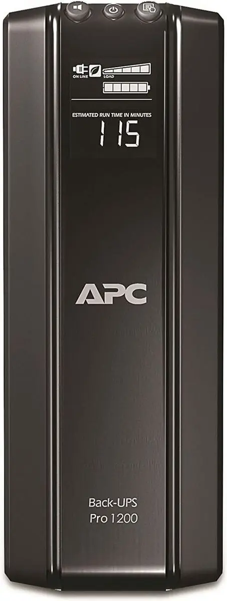 APC Back-UPS PRO BR1200G-GR Noodstroomvoeding 1200VA - 6 Stopcontacten - Zwart