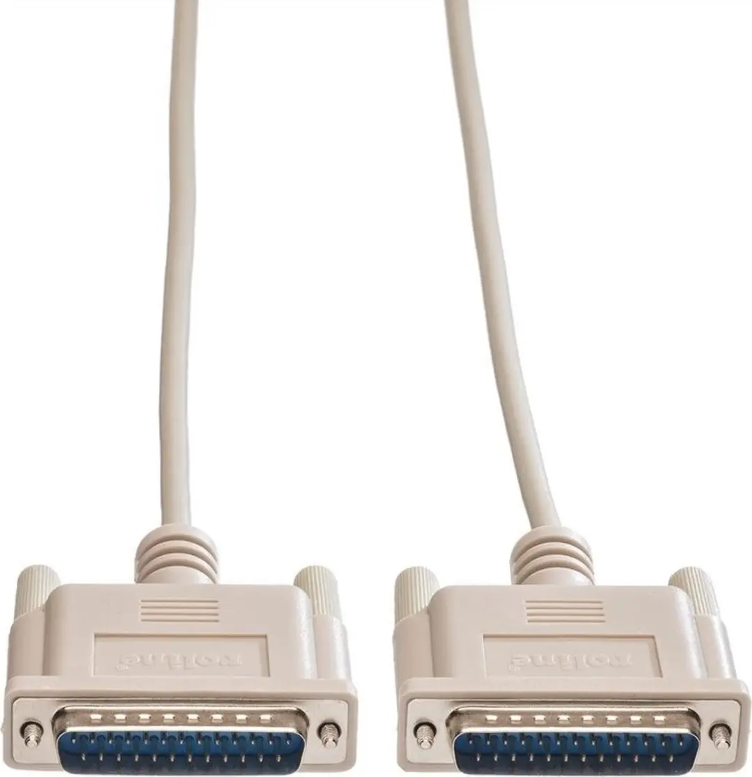 Roline RS232 D25 M/F Kabel 1,8m