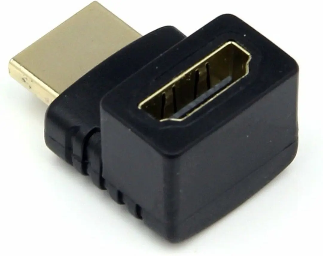 NÖRDIC HDMI-N5010 Haakse HDMI Adapter 4K - Zwart