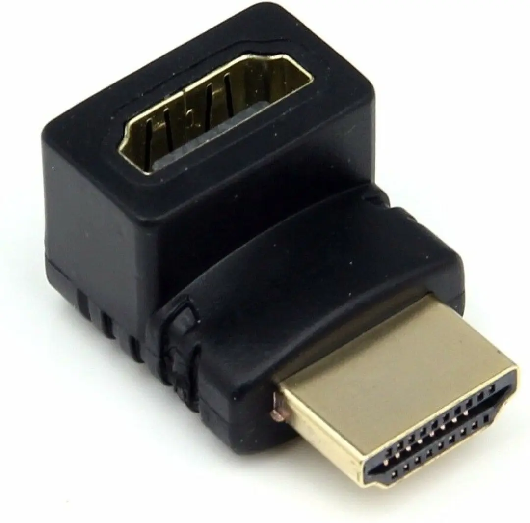 NÖRDIC HDMI-N5010 Haakse HDMI Adapter 4K - Zwart